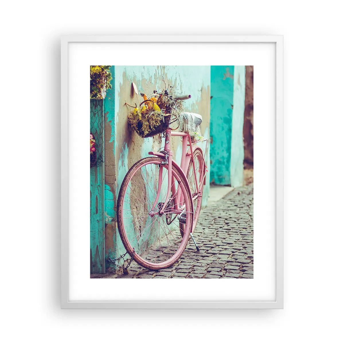 Poster în ramă albă - Mă întorc imediat - 40x50 cm