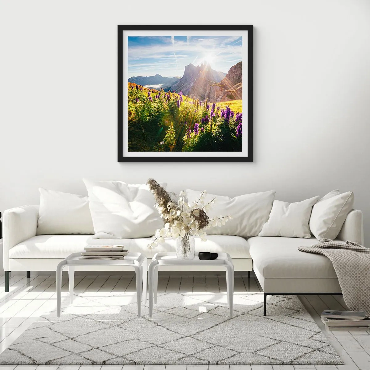 Poster în ramă neagră - Viața secretă a ierburilor - 30x30 cm