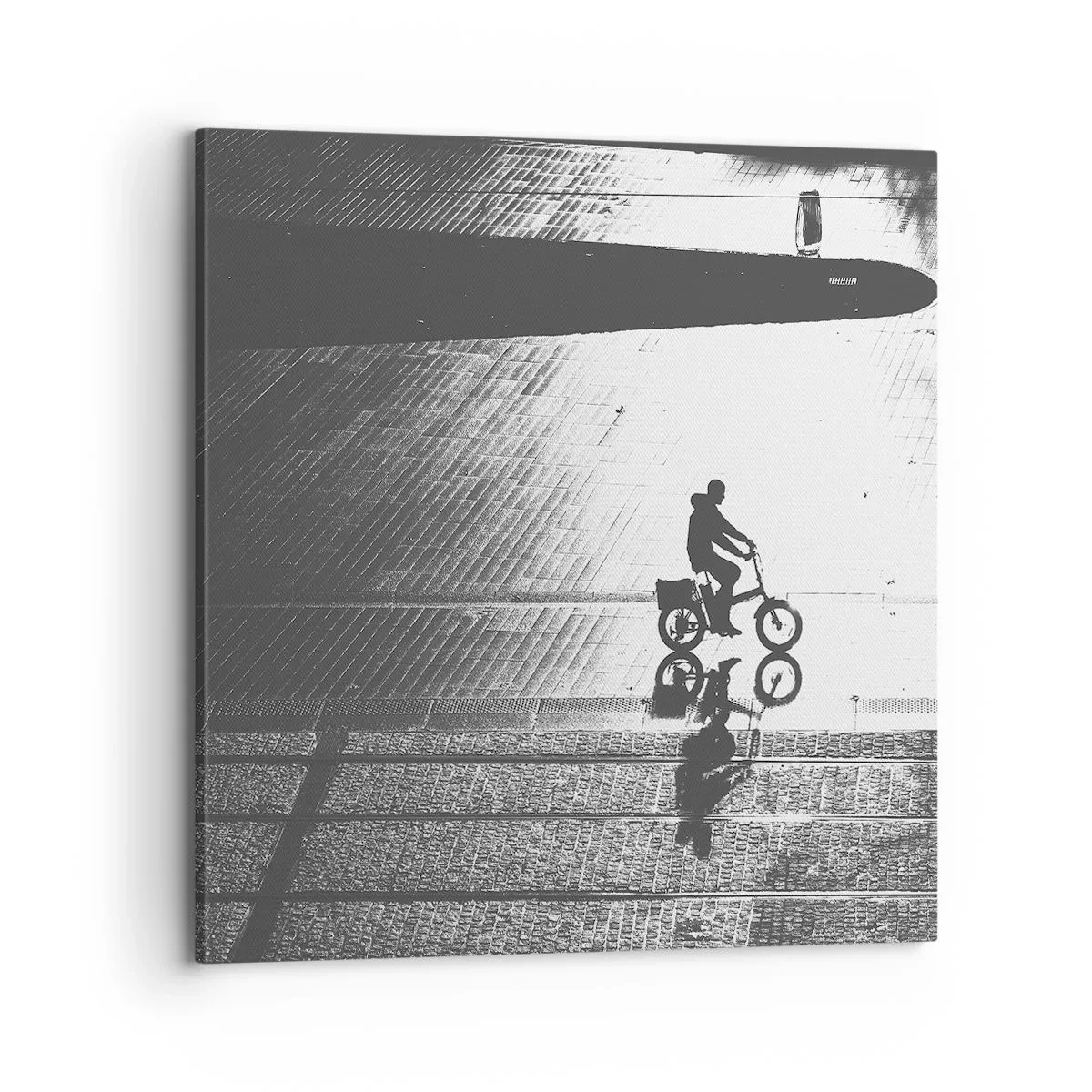 Tablou pe pânză - Înainte, prin oraș - 70x70 cm