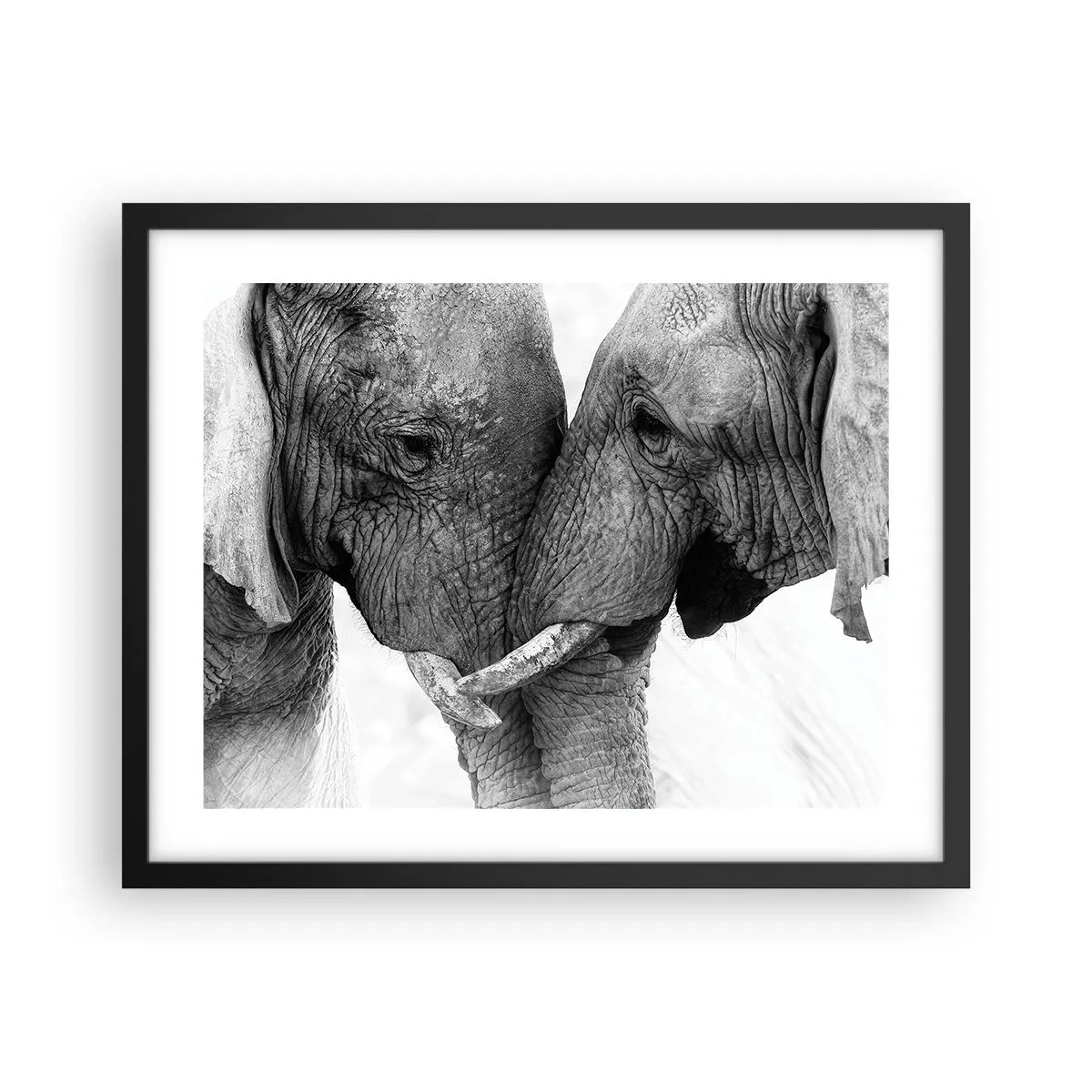 Poster în ramă neagră - Mărturisire din inimă - 50x40 cm