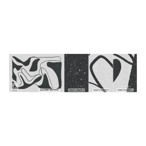 Mostră tapet autocolant Deluxe Sticker - Distracție abstractă în labirint - Boho, Minimalism, Bucată - 100x30 cm