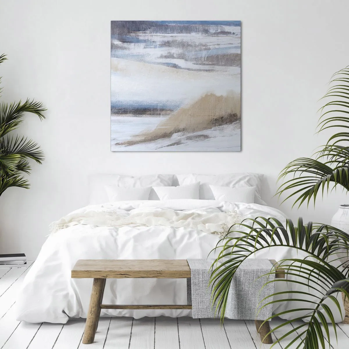 Tablou pe pânză - Compoziție de iarnă - 40x40 cm