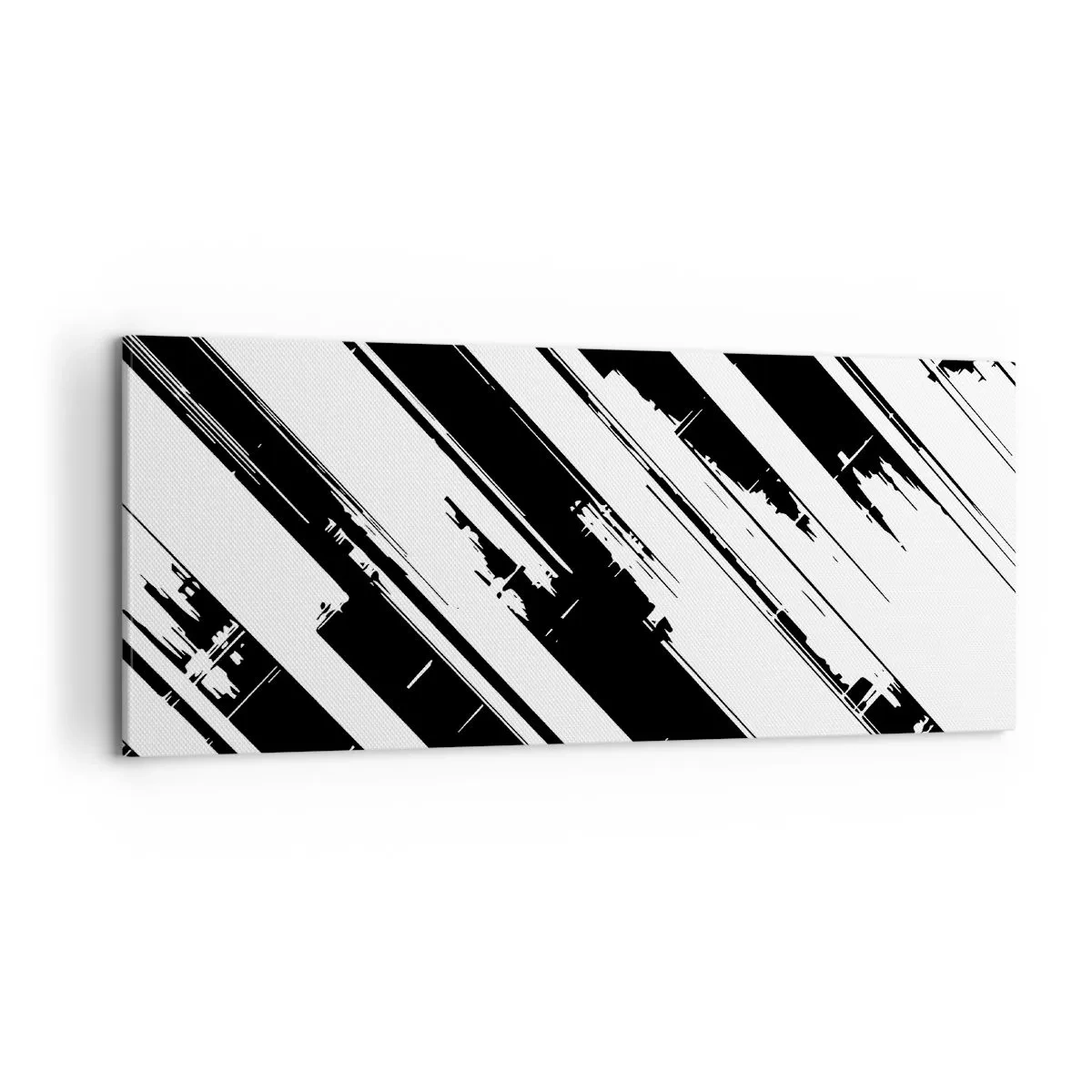 Tablou pe pânză - Compoziție intensă și dinamică - 100x40 cm