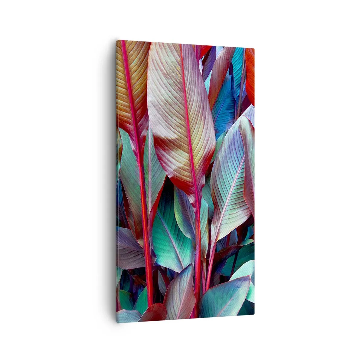 Tablou pe pânză - Tufiș colorat - 55x100 cm