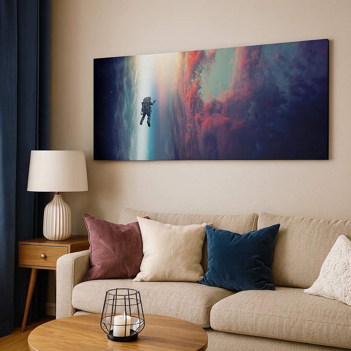 Tablou pe pânză - Provocând universul - 30x30 cm