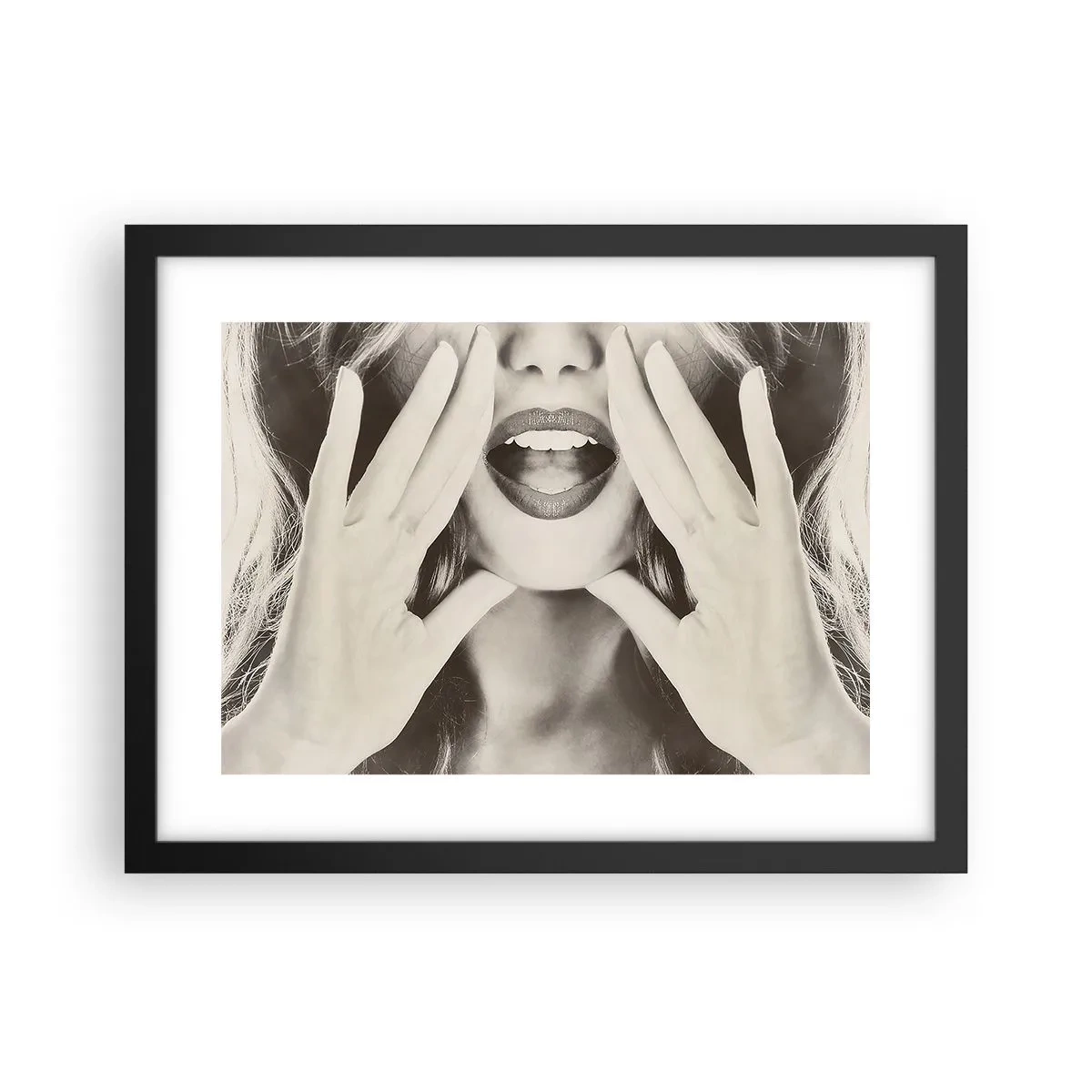 Poster în ramă neagră - Vin imediat! - 40x30 cm