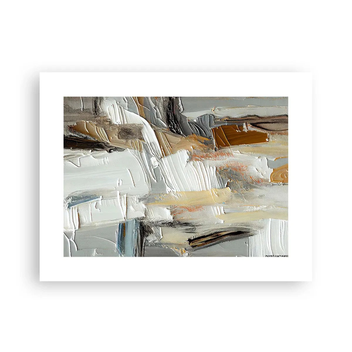 Poster - Stratificare colorată - 40x30 cm