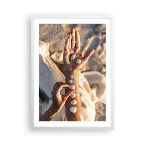 Poster în ramă albă - Frumusețe la îndemână - 50x70 cm