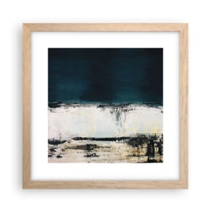 Poster în ramă de stejar deschis - Compoziție orizontală - 30x30 cm