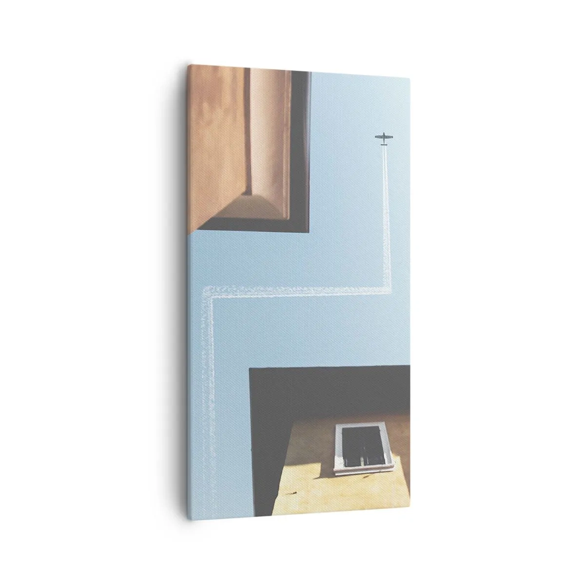 Tablou pe pânză - Deasupra labirintului urban - 55x100 cm