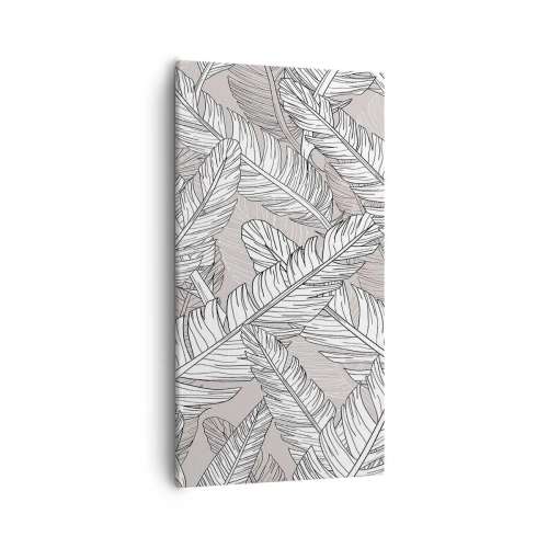 Tablou pe pânză - Vijelie cu pene - 55x100 cm