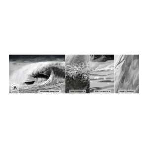 Mostră tapet autocolant Deluxe Sticker - Mânia oceanului - Mare, Ocean, Val înalt - 100x30 cm
