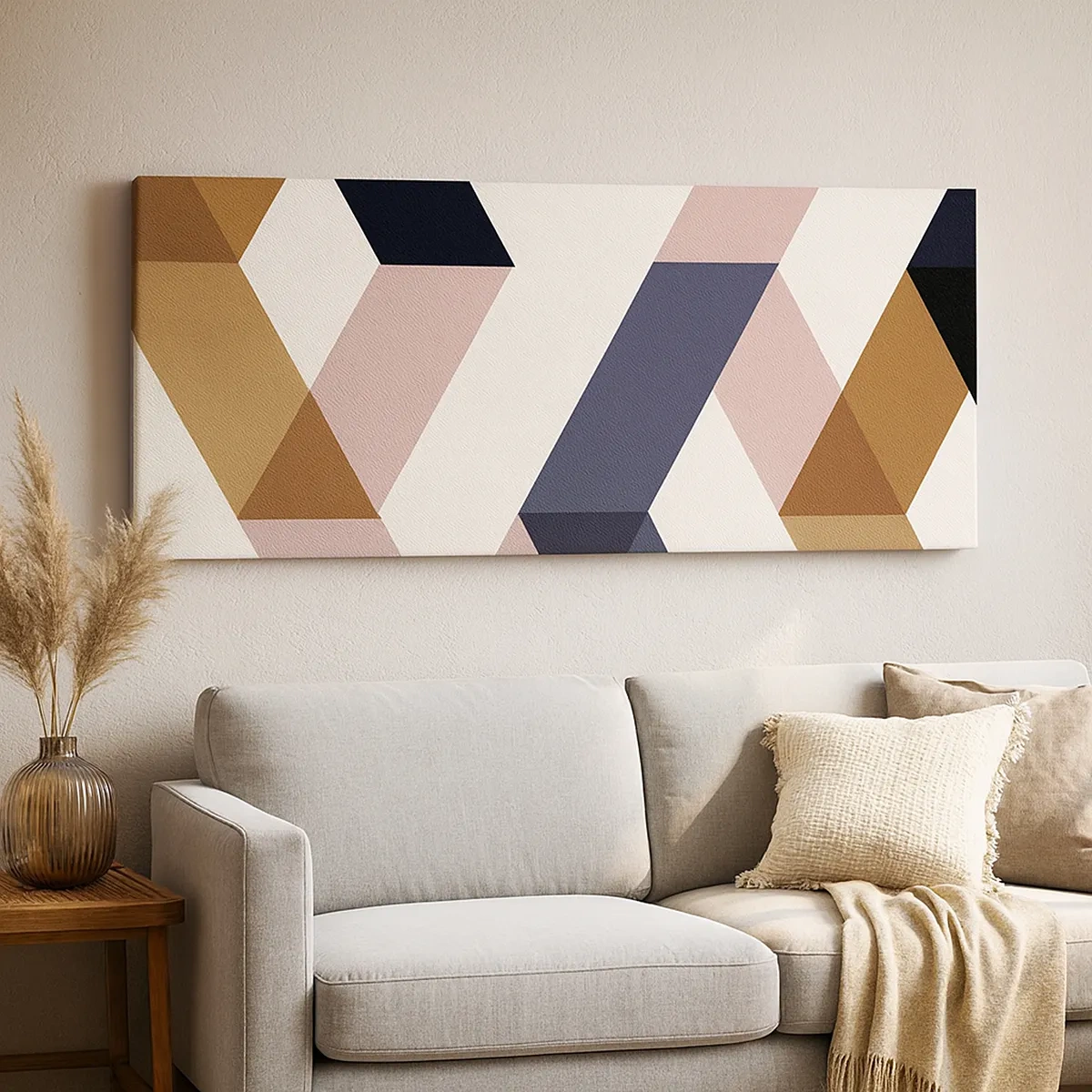 Tablou pe pânză - Planuri și unghiuri - 30x30 cm