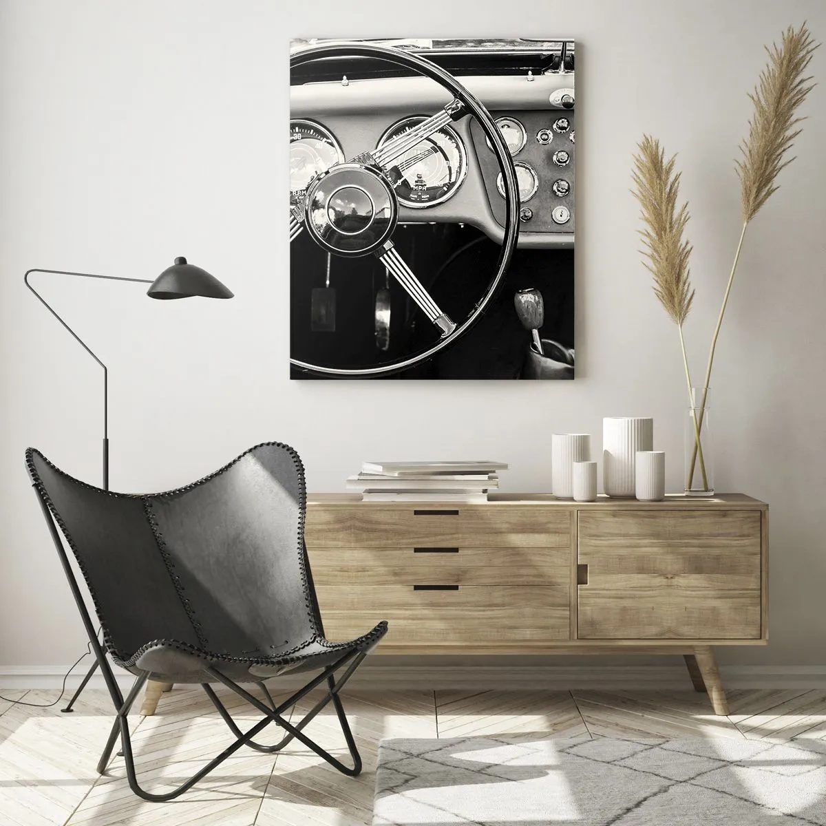 Tablou pe sticlă - Visul unui colecționar - 50x70 cm
