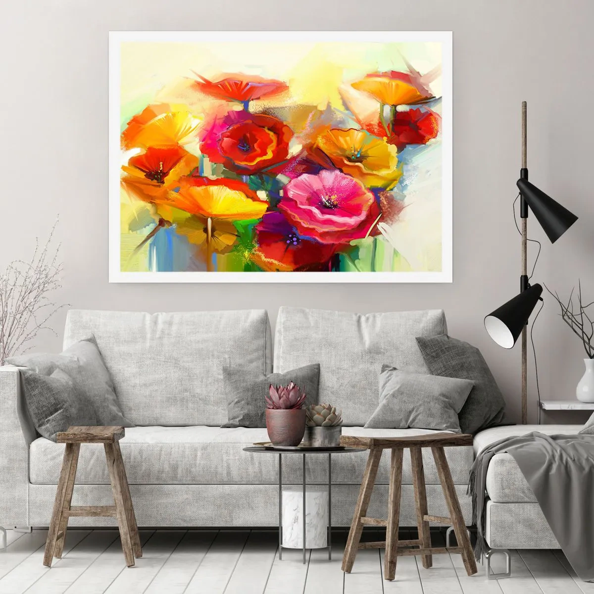 Poster - Nu numai roșu - 70x50 cm