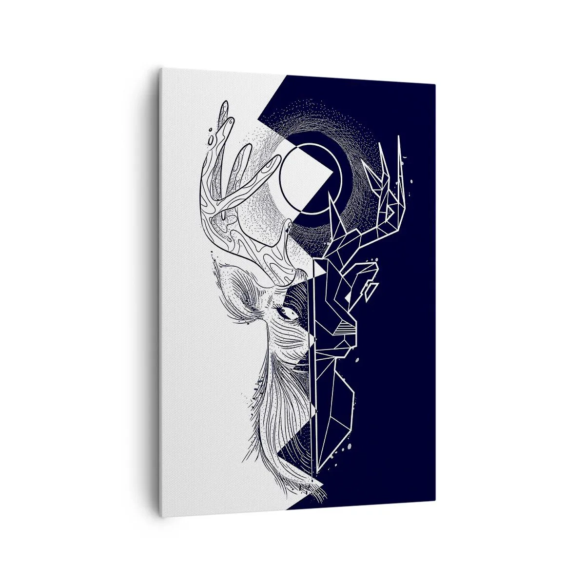 Tablou pe pânză - Lupta și unitatea contrariilor - 70x100 cm