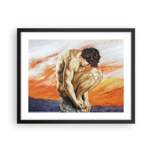 Poster în ramă neagră - Ascultându-se pe sine - 50x40 cm