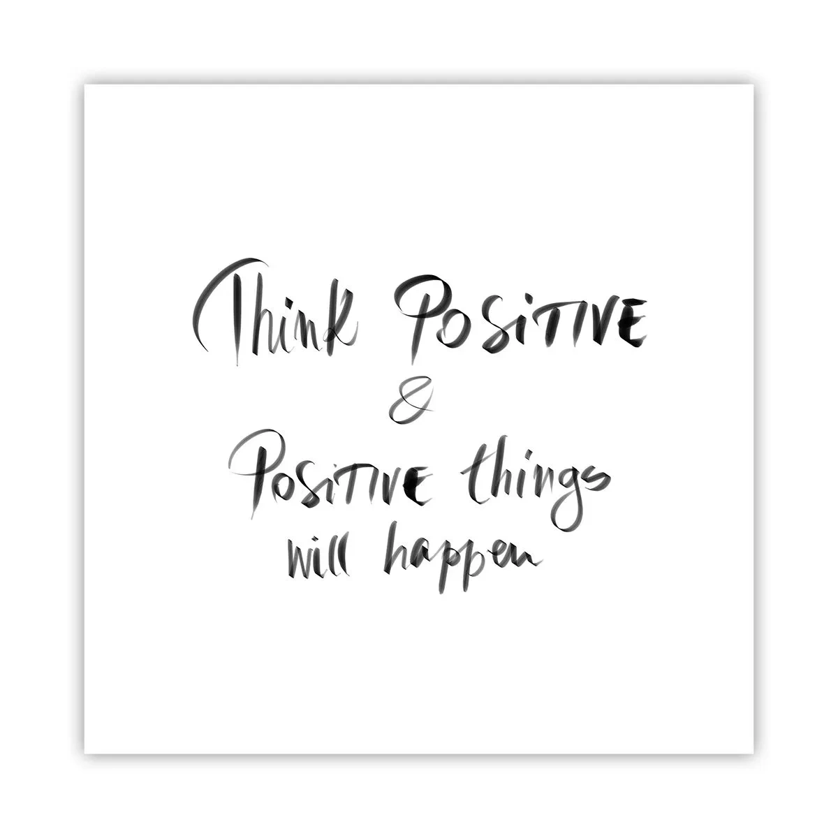 Poster - Cum să trăim bine? - 30x30 cm