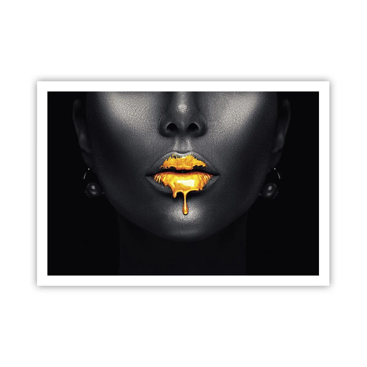Poster - Buzele de aur - 100x70 cm