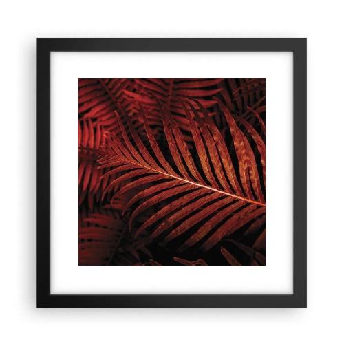 Poster în ramă neagră - Ardoarea vieții - 30x30 cm