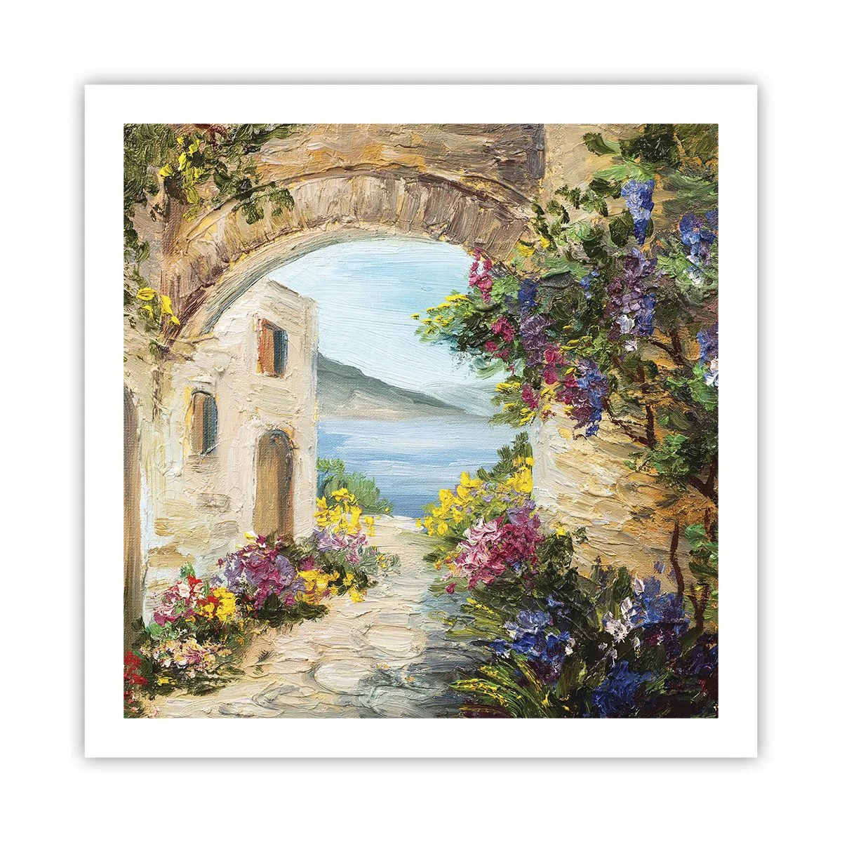 Poster - Farmecul peisajului de coastă - 60x60 cm