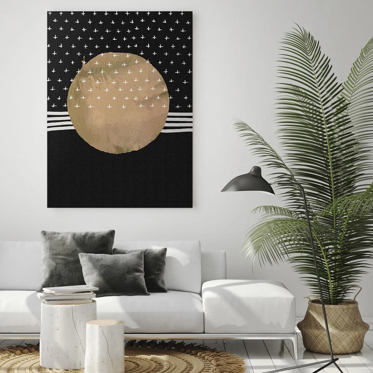 Tablou pe sticlă - Compoziție: steagul galactic - 80x120 cm