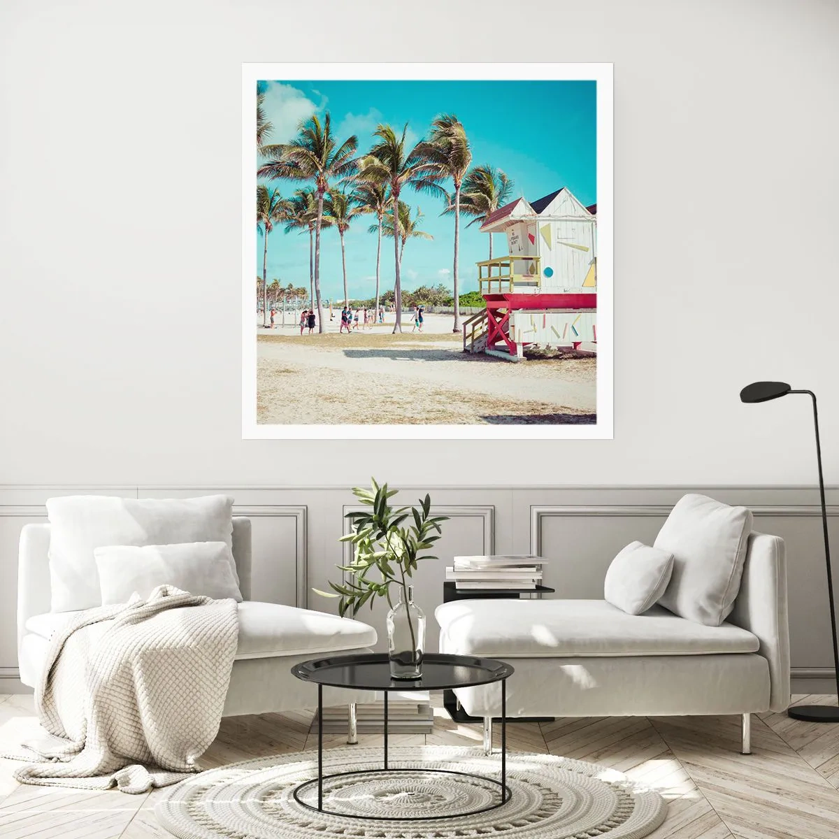 Poster - O zi frumoasă te așteaptă - 40x40 cm