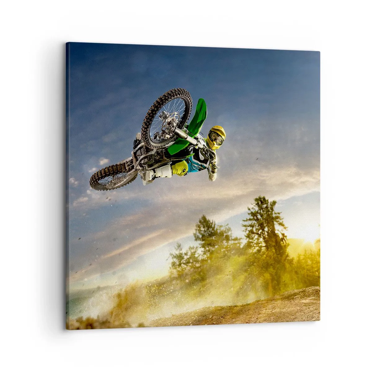 Tablou pe pânză - Porniți emoțiile! - 50x50 cm