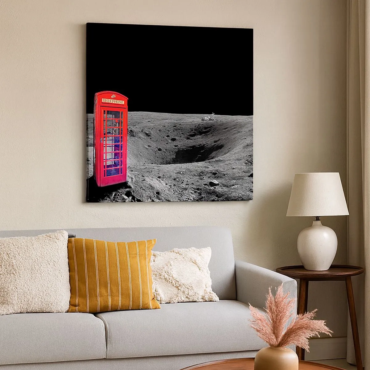 Tablou pe pânză - Glumă cosmică - 30x30 cm