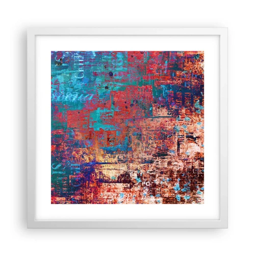 Poster în ramă albă - Memorie și uitare - 40x40 cm