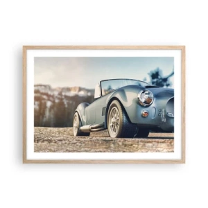 Poster în ramă de stejar deschis - Pentru că stilul contează - 70x50 cm