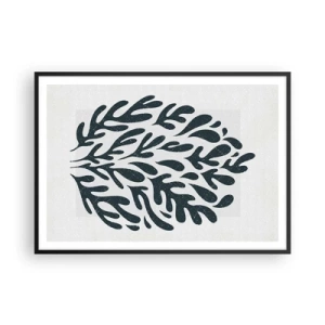 Poster în ramă neagră - Formele naturii - 100x70 cm