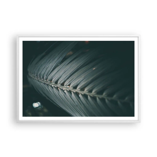 Poster în ramă albă - Precizia naturii - 100x70 cm