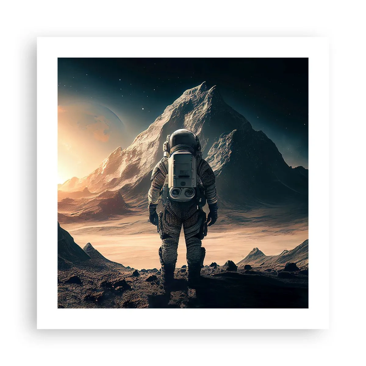 Poster - O nouă provocare - 50x50 cm