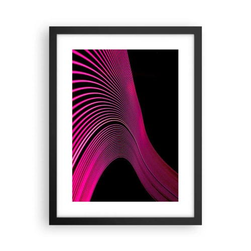 Poster în ramă neagră - Bulevardul de lumină - 30x40 cm