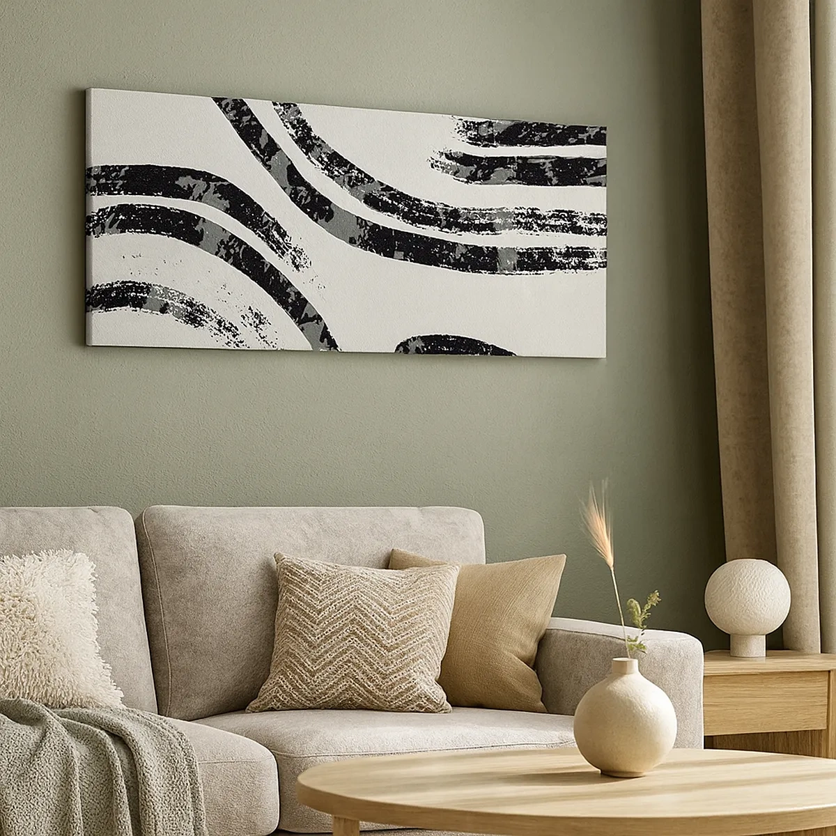 Tablou pe pânză - Pe jumătate oprit - 30x30 cm