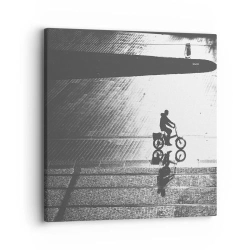 Tablou pe pânză - Înainte, prin oraș - 30x30 cm