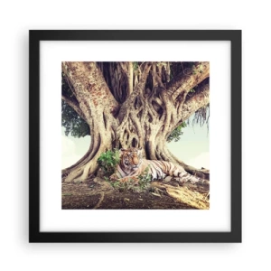 Poster în ramă neagră - O perspectivă din Geneză - 30x30 cm