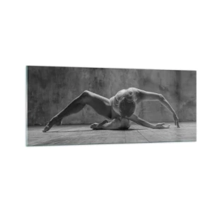 Tablou pe sticlă - Simetria găsită - 100x40 cm