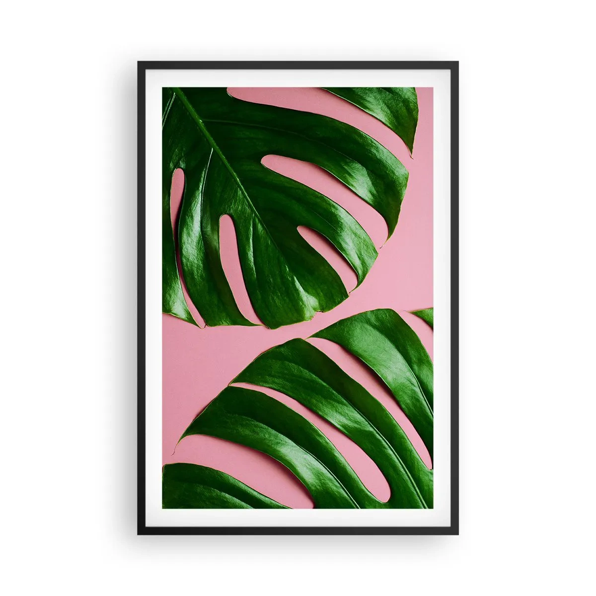 Poster în ramă neagră - Întâlnire verde - 61x91 cm