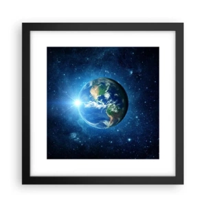 Poster în ramă neagră - Suntem în ceruri - 30x30 cm