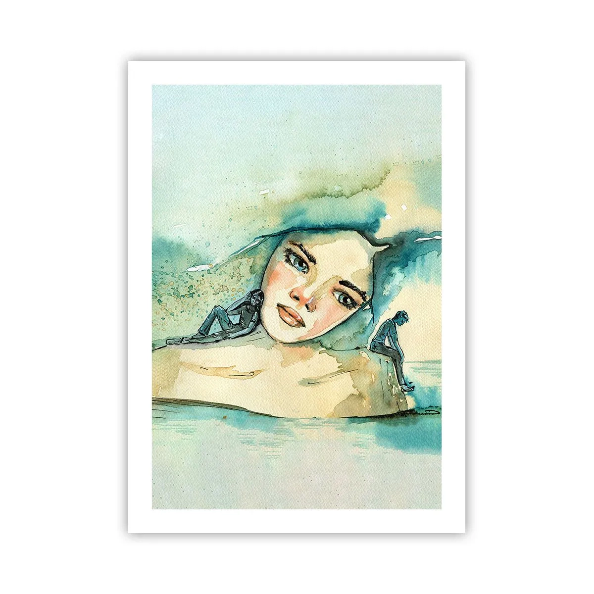 Poster - Am I blue? - 50x70 cm