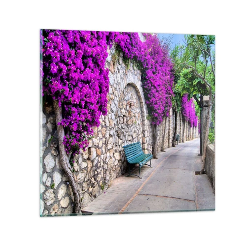 Tablou pe sticlă - Să ne întâlnim cât mai curând posibil - 60x60 cm