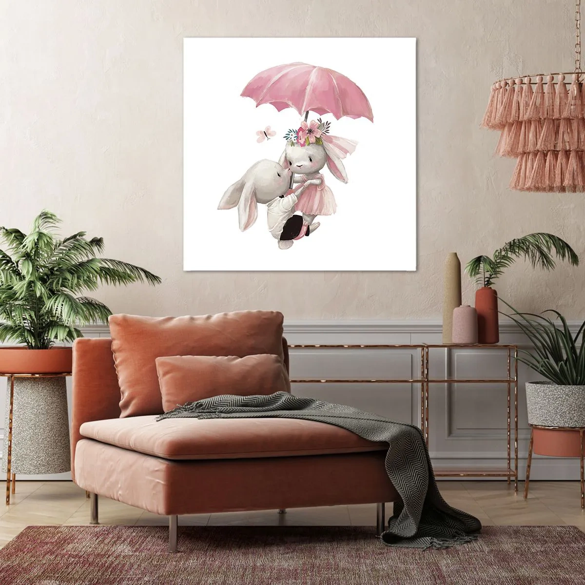 Tablou pe pânză - Pur și simplu dragoste - 60x60 cm