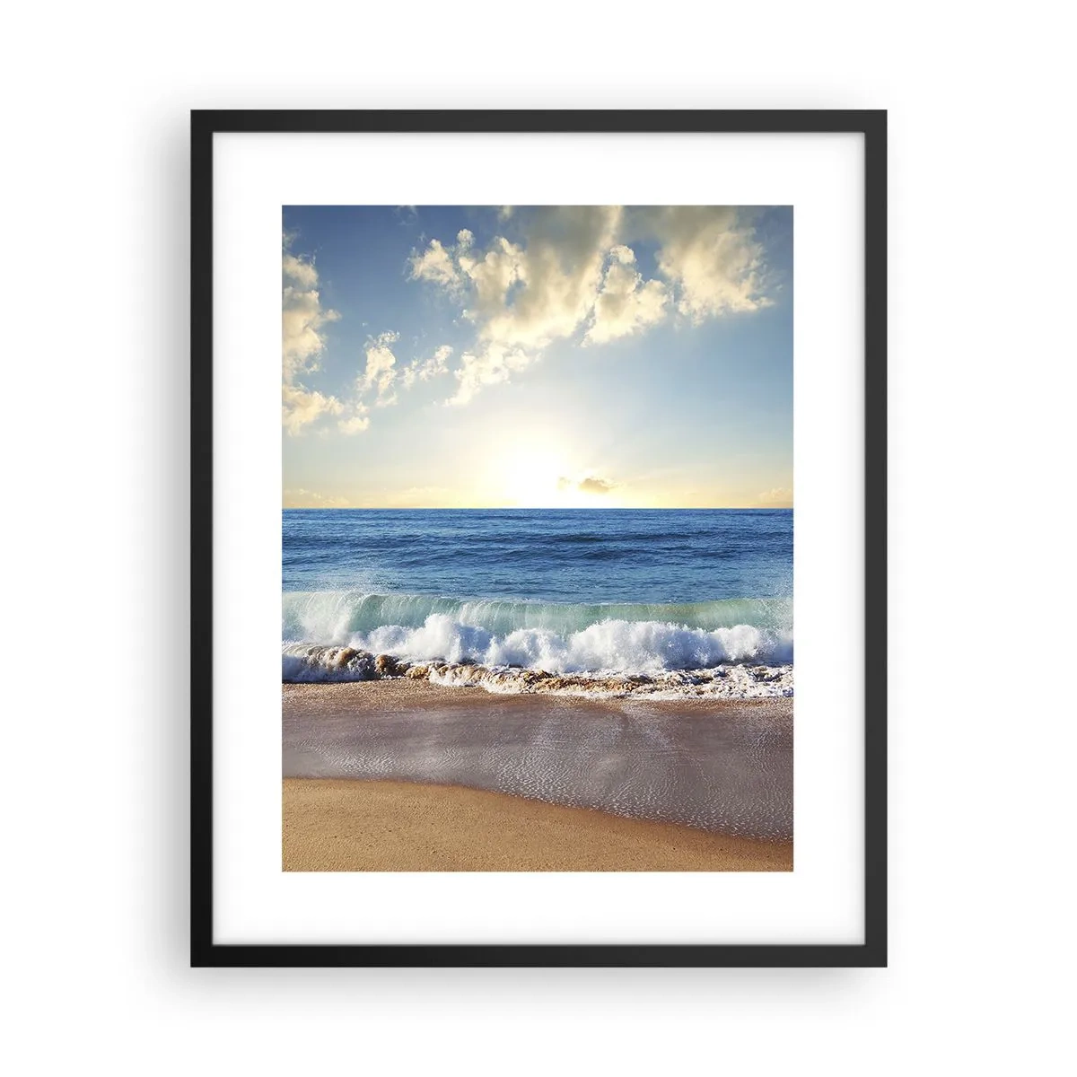 Poster în ramă neagră - Mișcare și liniște în același timp - 40x50 cm