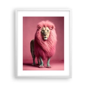Poster în ramă albă - Și nu-ți mai este frică - 40x50 cm