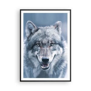 Poster în ramă neagră - Accepți provocarea? - 70x100 cm