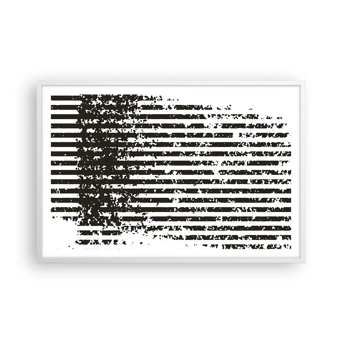 Poster în ramă albă - Ritm și zgomot - 91x61 cm