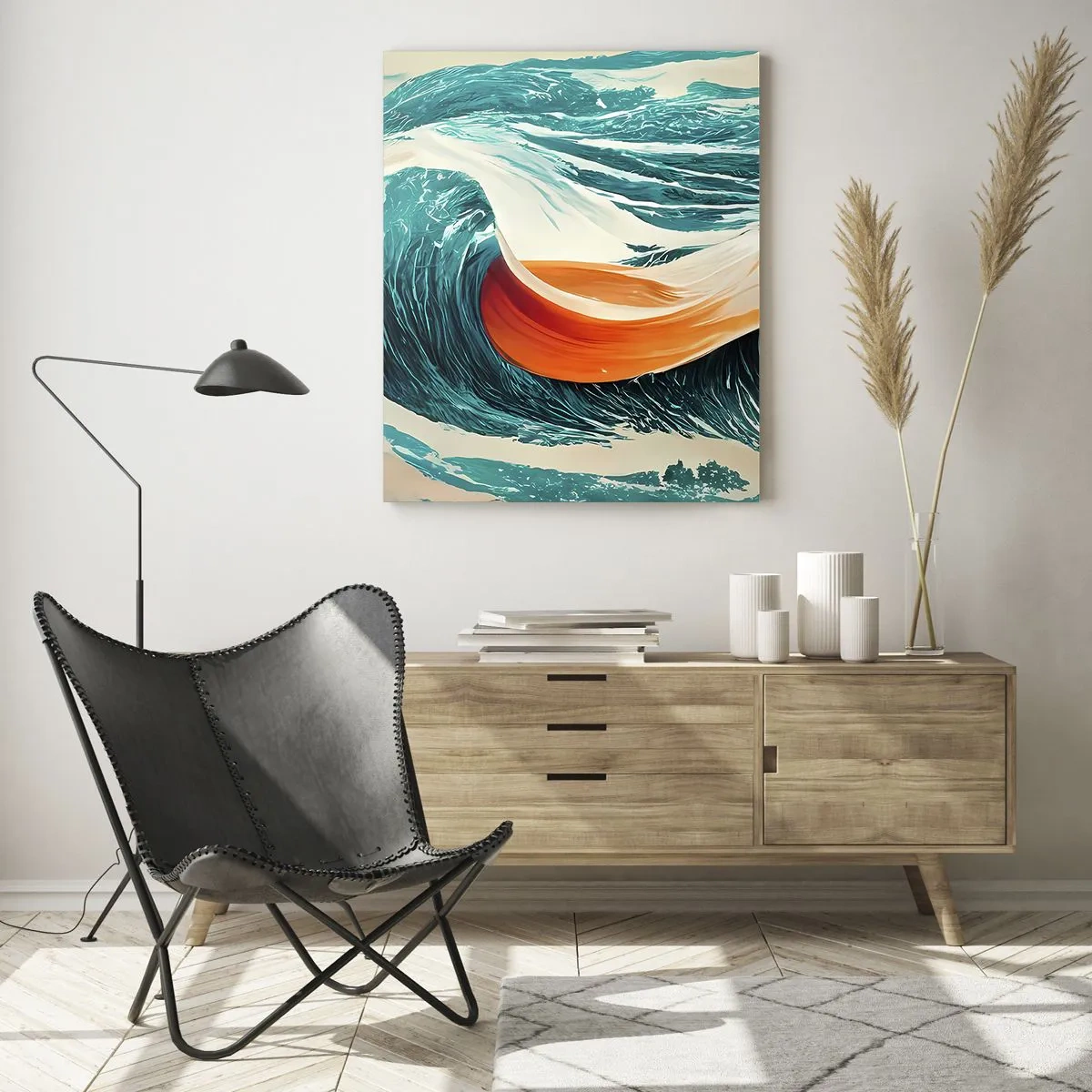Tablou pe sticlă - Visul unui surfer - 50x70 cm
