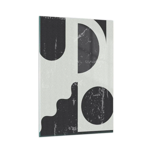 Tablou pe sticlă - Compoziție deasupra și dedesubt - 80x120 cm